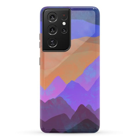 Abstract Mountain Sunset Phone Case